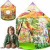 BELLOCHIDDO | Bellochiddo Dinosaur Tent, Kids Tent For 3 4 5 6 7 8 9 10 Years Old Boys, Dinosaur Pop Up Tent Playhouse For Indoor & Outdoor Play, Birthday Gifts For Toddlers Boys And Kids