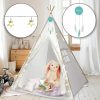 Orian | Orian Teepee Tent For Kids - A Fairytale Kids Teepee, Pompon Ball Design, With Led Star Lights, Dream Catcher - Strong Indoor Teepee For Toddlers 1-3, Kids Teepee Tent For Boys & Girls.