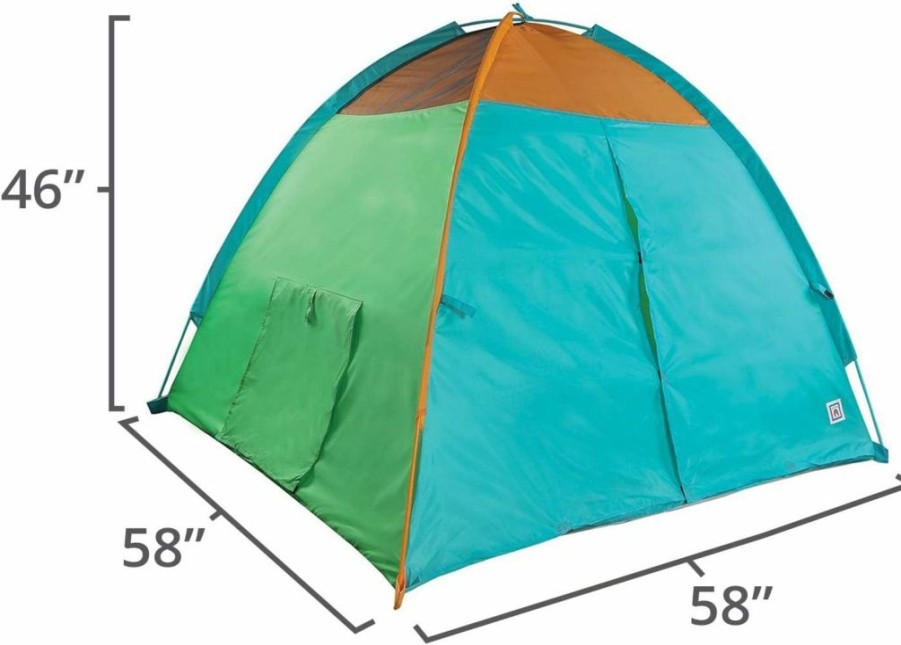 Pacific Play Tents | Pacific Play Tents Super Duper 4 Kid Play Tent Ii, 58" X 58" X 46"