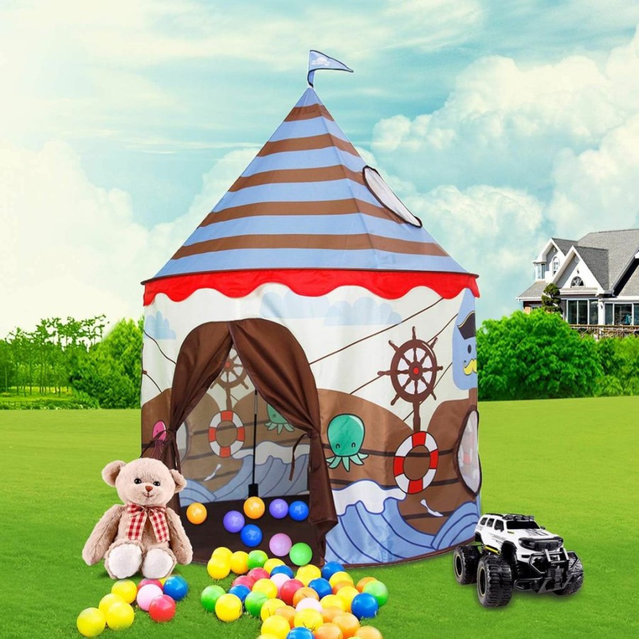 Homfu | Homfu 3 In 1 Pop Up Tunnel Tent For Kids Play Indoor Outdoor For Children Toddler Boys Girls As Toy Crawl Play Tent