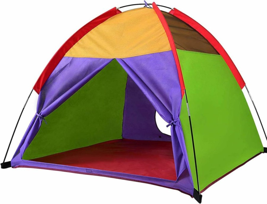 Alvantor | Alvantor Kids Tents Children Play Tent Toddler Pop Up Tent For Kids Boys Girls Toys Indoor Outdoor Playhouse Camping Playground Rainbow 58"X58\"X47\"