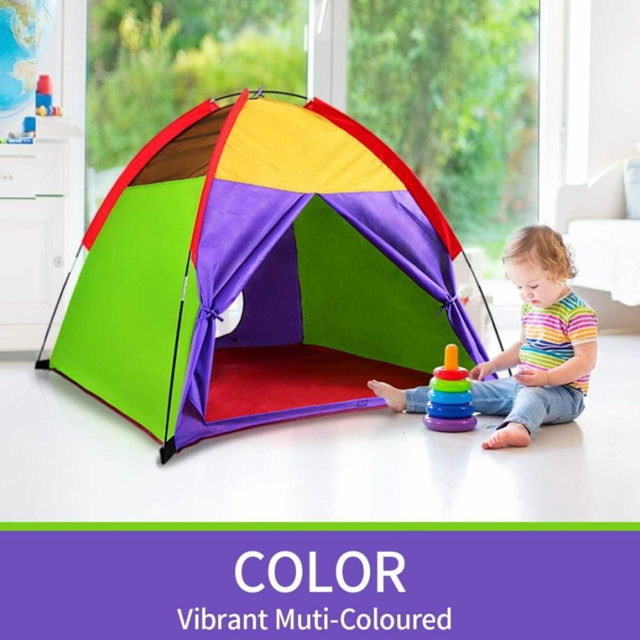 Alvantor | Alvantor Kids Tents Children Play Tent Toddler Pop Up Tent For Kids Boys Girls Toys Indoor Outdoor Playhouse Camping Playground Rainbow 58"X58\"X47\"