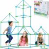 OBUBY | Kids Fort Building Kit 120 Pieces Construction Stem Toys For 5 6 7 8 9 10 11 12 Years Old Boys And Girls Ultimate Forts Builder Gift Build Diy Educational Learning Toy For Indoor & Outdoor