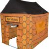 Pacific Play Tents | Pacific Play Tents 61804 Kids Hunt'N Cabin Tent Playhouse, 48" X 38" X 48", Brown