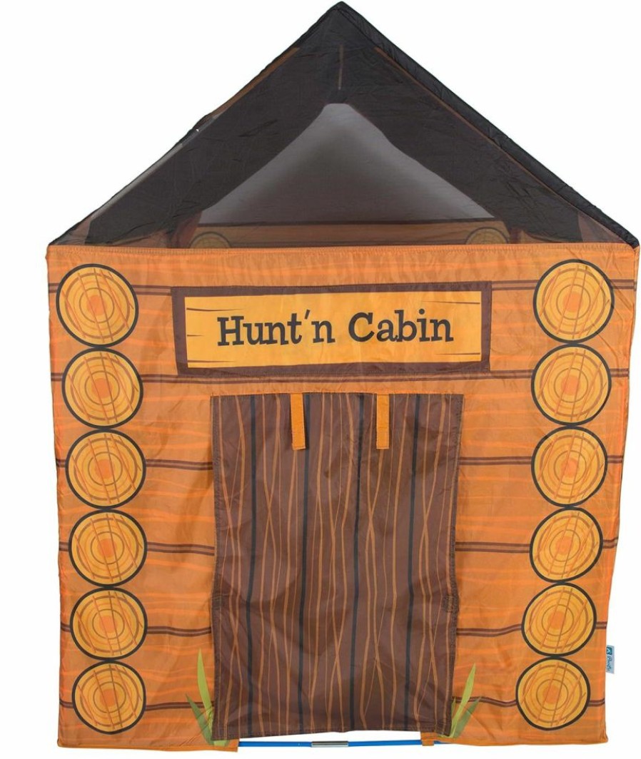 Pacific Play Tents | Pacific Play Tents 61804 Kids Hunt'N Cabin Tent Playhouse, 48" X 38" X 48", Brown