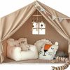 Razee | Kids Play Tent, Razee Large Playhouse Tent Indoor, Play House Kids Tent Castle Tent For Girls Boys, Play Cottage (Grey)