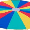 Ereslindo | 6Ft 8Ft 10Ft 12Ft 16Ft 20Ft Play Parachute For Kids, Rainbow Parachute Toy, Party Game Parachute With Handles For Kids Children Gymnastics Cooperative Play Outdoor Games Playground Activities