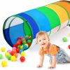 OWholesalecozy | Kids Play Tunnel For Toddlers 1-3, 6Ft Baby Tunnel Pop Up Tunnels For Kids To Crawl Through Collapsible Toddler Tunnel Tent Breathable Mesh Tube Cat Crawl Indoor Outdoor Toy