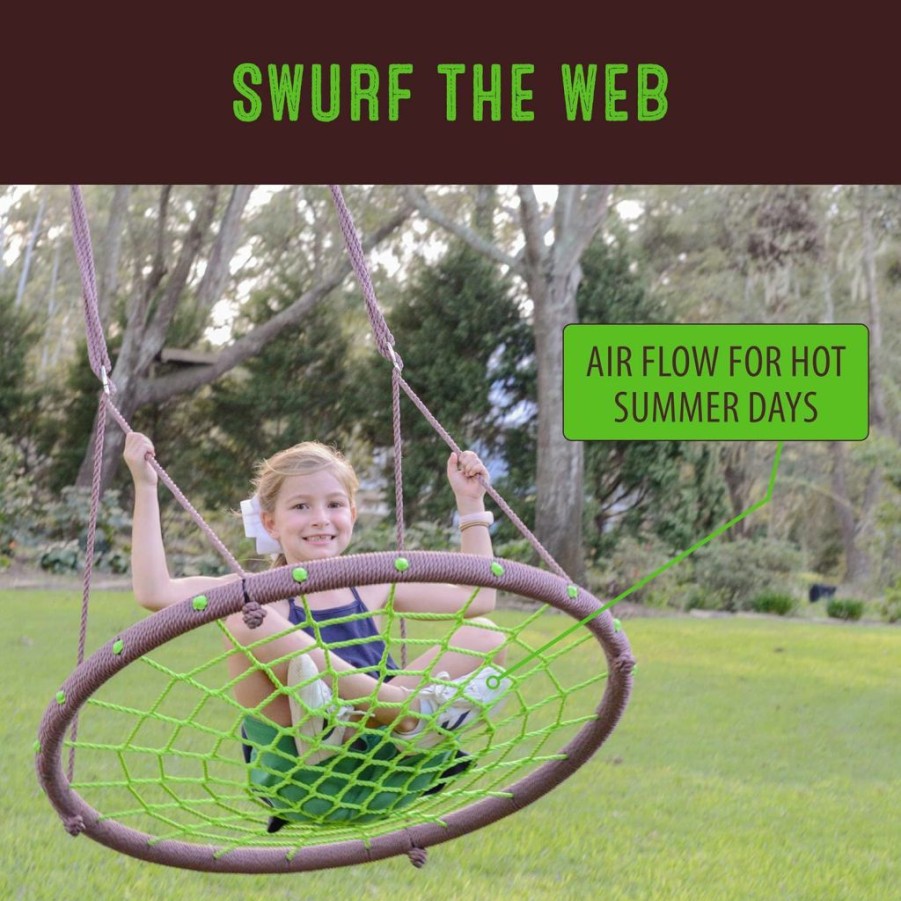 Swurfer | Swurfer Tree Swing Outdoor Swing For Kids, Tree Swings For Kids Outdoor, Weather Resistant, Durable Frame, Easy Installation