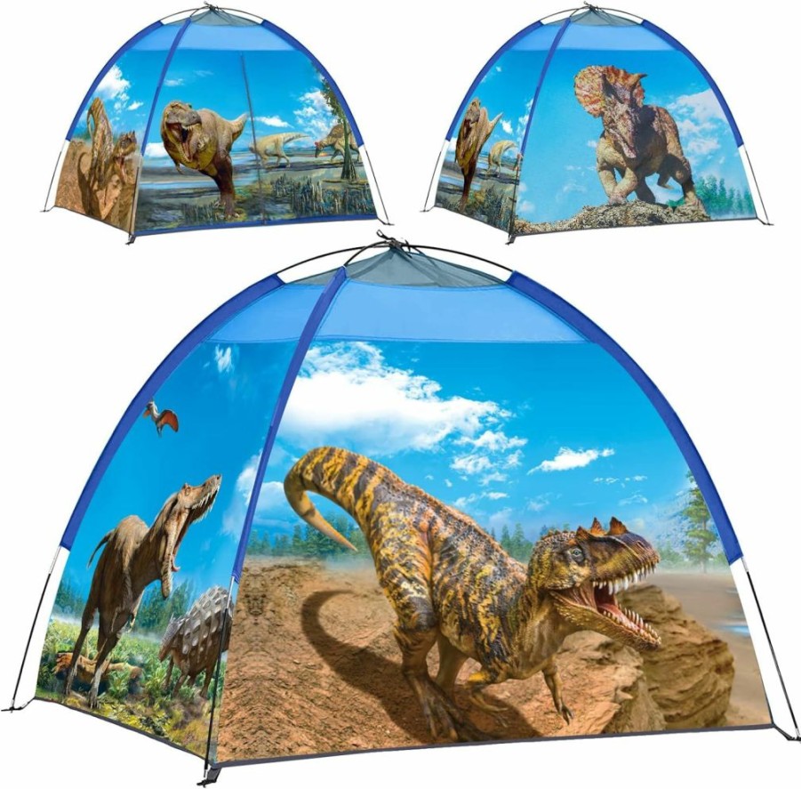 Srifoliage | Srifoliage Dinosaur Tent For Kids,Kids Play Tent,Play Tent For Boys,Kids Tent Indoor Playhouse,Outdoor And Indoor Play Tents For Kids