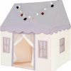 little dove | Large Kids Tent With Mat, Star Lights, Tissue Garland, Play Tent Indoor & Outdoor, Kids Play Tent For Girl & Boy Aged 3+, Kids Tent For Toddler, 52\" X35\" X 52\" Play House With Windows, Washable