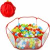 STARBOLO | Starbolo Kids Ball Pit Play Tent, Children Ball Pit Tent Foldable Ball Pit For Toddlers Ball Pool Crawl Fence Indoor Outdoor For Boys Girls,Balls Not Included (Black)