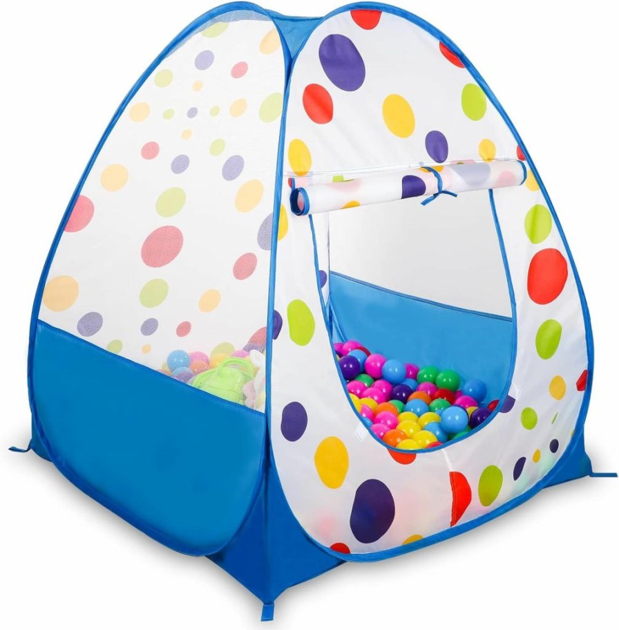 EocuSun | Eocusun Pop Up Play Tent, Ball Pit Play Tent Kids Playhouse For Indoor And Outdoor, Foldable Tent For Kids Girls & Boys Toys (Balls Not Included) (Multicolor)