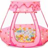 GeerWest | Geerwest Pop Up Princess Tent With Star Lights, Toys For 1 2 3 Year Old Girl 1St Birthday Gifts, Baby Ball Pit For Toddlers 1-3, Kids Play Tent For Baby Girl Toys, One Year Old Girl Toys Tent For Kids