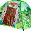 Ukonic | Jurassic Park Gates Indoor Bed Tent Pop-Up Canopy | 72 X 36 X 41 Inches