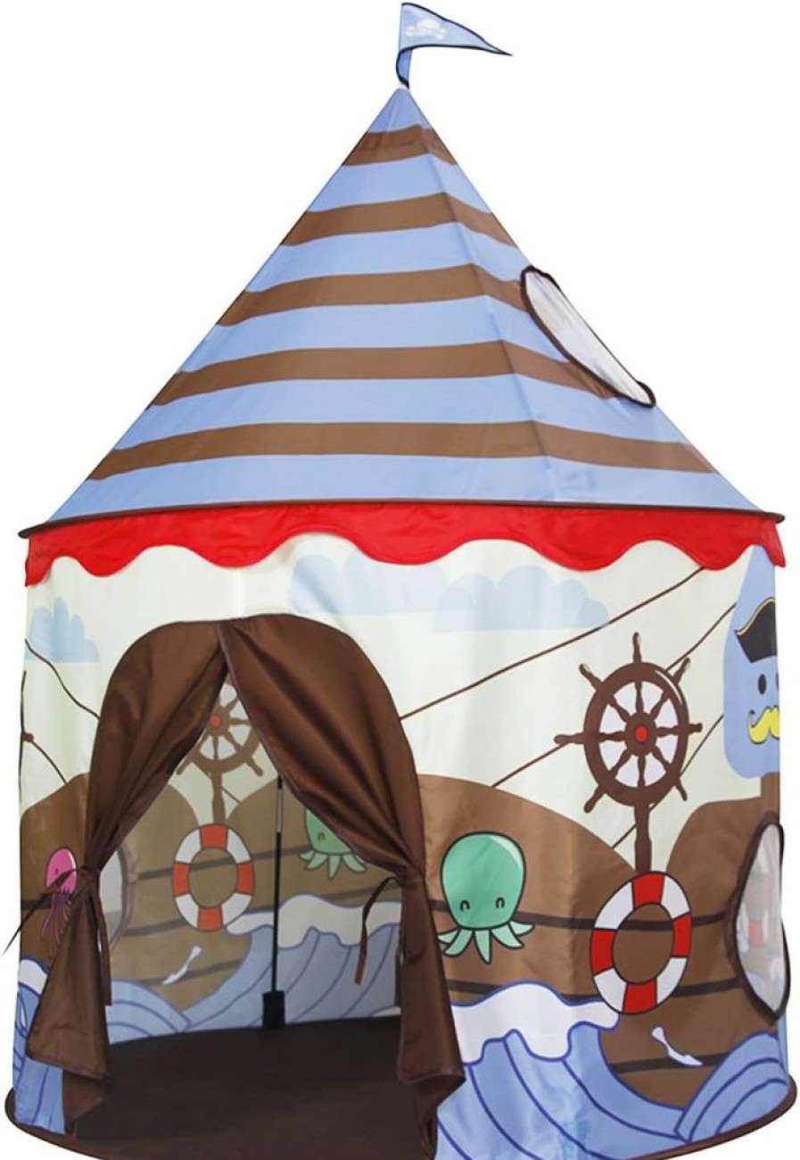 Homfu | Homfu Kids Play Tent Outdoor Boys Indoor Playhouse For Children Tents Toddler Girls Gift Game Play Housetoys (Brown)