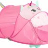 Heritage Kids | Heritage Kids Figural Unicorn Pop Up Portable Play Tent With Carry Case, 71" L X 35" W X 33" H, Pink