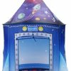 NALIGO | Rocket Ship Tent For Kids Pop-Up Rocket Play Tent Astronaut Space Tent Playhouse For Boys & Girls