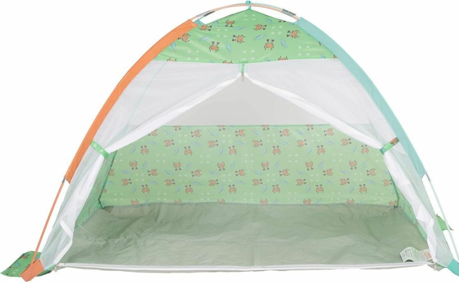 Pacific Play Tents | Pacific Play Tents 19001 Kids/Infants Under The Sea Cabana With Zippered Mesh Front, 60" X 35" X 40" Multi-Color