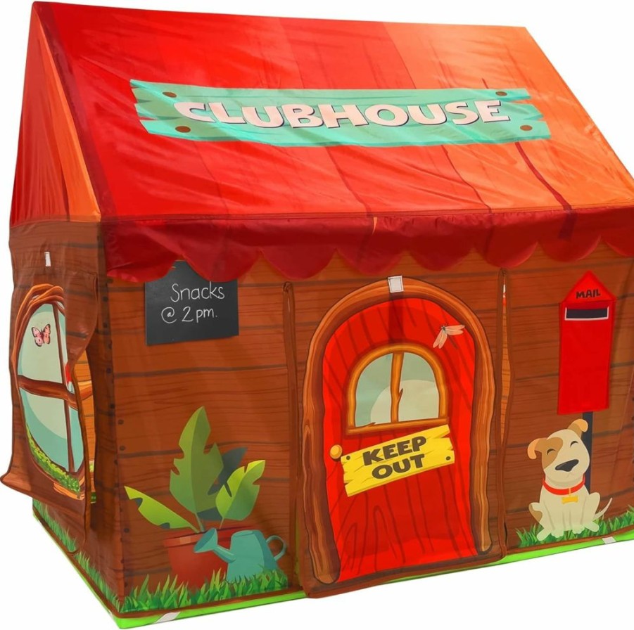 Hapinest | Hapinest Clubhouse Indoor Play Tent Playhouse For Kids Boys And Girls Toddler Pretend House Fort