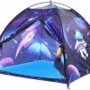 BLINWORLD | Space World Kids Play Tentspaceship Tent For Kids, Kids Play Tent Foldable Pop Up Kids Tent Indoor Outdoor Party Spaceship Playhouse Tent Toy For Boys Girls-47 * 47 * 41 (A-Purple)