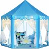 Senodeer | Senodeer Princess Tent With Rug, Star Lights, Starry Projector Night Light For Girls, Pink Play Tent For Kids, Girls Toys Set For Indoor And Outdoor Games, Princess Castle Playhouse