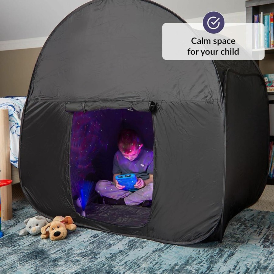 ODOXIA | Sensory Tent | Calming Hideout For Kids | Sensory Den | Pop-Up Tent | Blackout Tent | Sensory Play Tent | Indoor Tent | Easy To Setup | Helps With: Spd, Anxiety, Adhd, Autism & More | Double Size