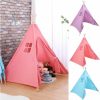 Windyun | Windyun 3 Pcs Kids Teepee Tent Foldable Toddler Tent Washable Teepee Tent For Kids Indoor Tent Outdoor Tent For Boys Girls Boho Sleepovers Birthday Pajama Party Spa Party Supplies (White,Classic)