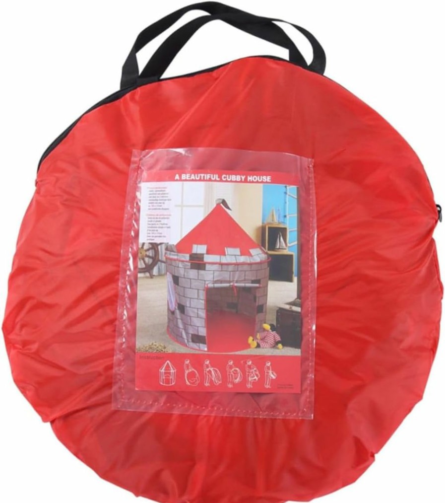 Abaodam | Abaodam Kids' Play Tents Child Play Tent Play Tent For Girls Play Tent For Kids Castle Tent Girls Play Tent Red Play Tent Foldable Play Tent Water-Resistant Play Tent Yurt Toy Room Baby