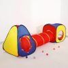 LimitlessFunN | Limitlessfunn 3Pc Play Tent, Crawl Tunnel And Ball Pit For Toddlers, Kids, Boys & Girls [ Pop Up Portable ] Indoor & Outdoor Playhouse (Blue, Red, Yellow)