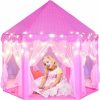 Sumerice | Sumerice Teepee Play Tent For Kids With Carry Case, Foldable Girls Playhouse Toy Tent, Gift For Baby Toddler To Play Game Indoor And Outdoor