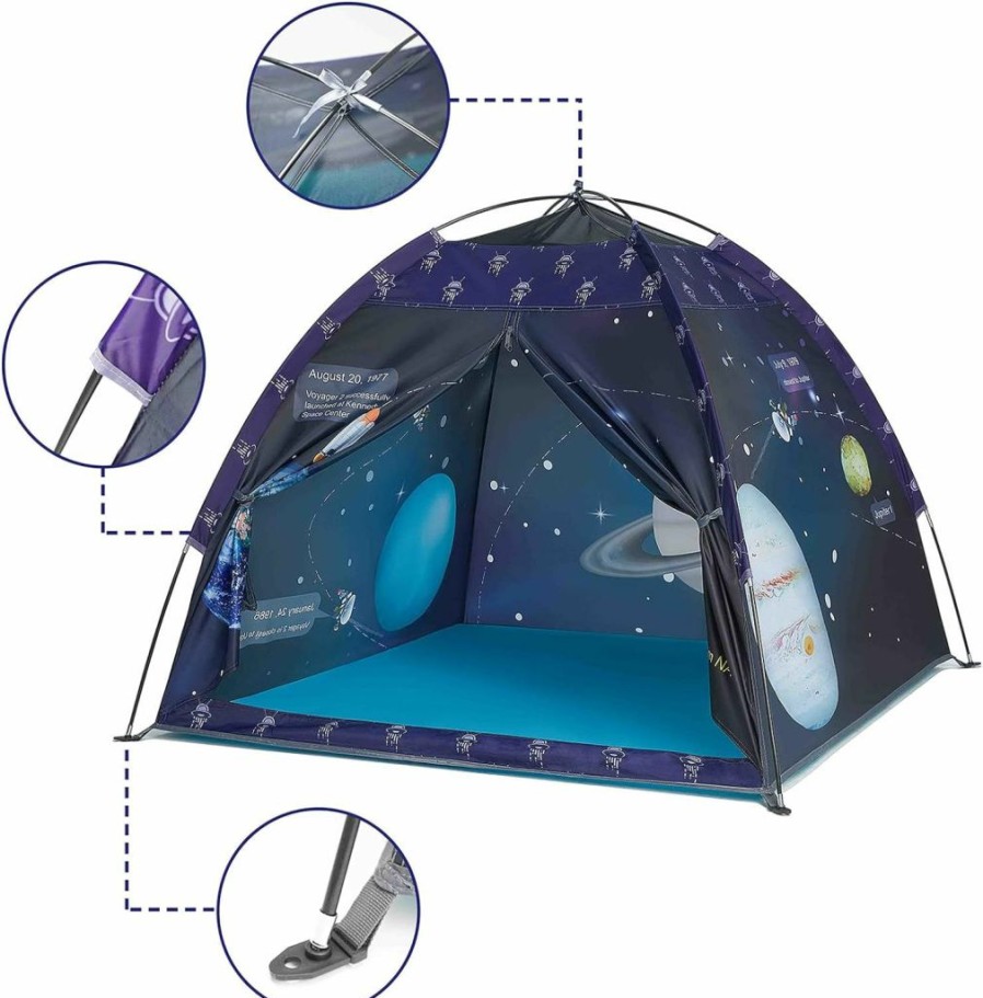 alprang | Space World Play Tent Galaxy Dome Playhouse For Boys And Girls Imaginative Play-Astronaut Space For Kids Indoor And Outdoor Fun, Perfect Kid'S Gift- 47\" X 47\" X 43\"