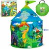 YoYa Toys | Yoya Toys Dinosaur Play Tent For Toddler Boys & Girls | Foldable Dino Indoor Outdoor Playhouse Fort With Games & Carrying Bag | Adorable Kids Tent Playset Makes A Great Gift Idea