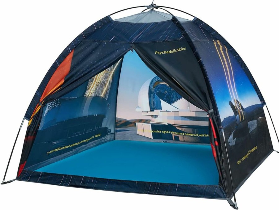 Mnagant | Mnagant Kids Play Tent -61"X61"X45" Imaginative Play Popup Tent Dome Tent Playhouse For Kids Indoor/Outdoor Fun-The Observatory Universe Space Theme Kid Tent For Boys And Girls