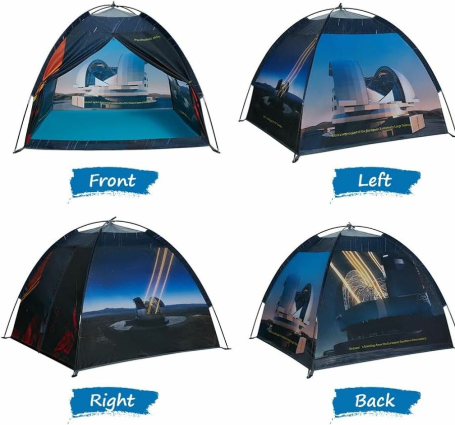 Mnagant | Mnagant Kids Play Tent -61"X61"X45" Imaginative Play Popup Tent Dome Tent Playhouse For Kids Indoor/Outdoor Fun-The Observatory Universe Space Theme Kid Tent For Boys And Girls