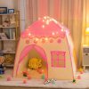 Rettebovon | Princess Tent For Girls Girls Play Tent With Star Lights Kids Tents And Playhouses Kids Playhouse Girls Toys Indoor And Outdoor Princess Castle Play Tent For Kids Girls Gift