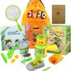 JVJQ | Kids Camping Tent Set, 8Pcs Children'S Camping Kit Toys With Pop-Up Play Tent And Camping Toys Kids Explorer Kit, Camping Nature Equipment Tools Adventure Gift Set For Boys And Girls