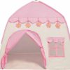 TTLOJ | Ttloj Kids Gift Play Tent With Small Lights, Princess Crown & Wand, For Girls Boys, Princess Playhouse, Pink Castle, Fairy Tale Teepee Tent, Indoor Outdoor, Birthday