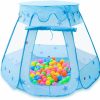 Natasa | Pop Up Pink Princess Play Tent, Foldable Pretend Playhouse Ball Pit Indoor & Outdoor